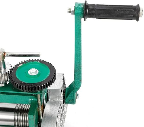 Miniatura 8 de Máquina de laminador de joyería, máquina de laminador de combinación manual de rodillos de 4.7 pulgadas4.724 in, máquina de aplanar, 35503.346 in,