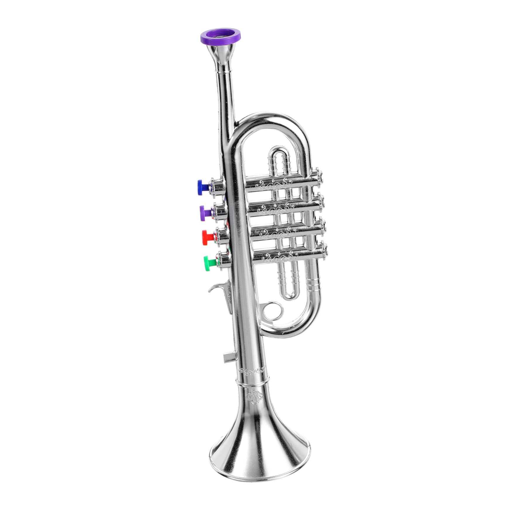 Tromba di Plastica per Ragazzo Ragazza Giocattolo Tromba Realistico Squisito Giocattolo Musicale Strumento per Apprendimento Musicale