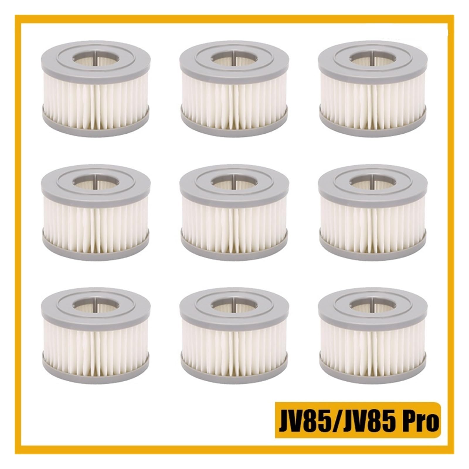 Elementos filtrantes, Compatible con Xiaomi, Compatible con JIMMY, JV85/JV85Pro/H9PRO A6/A7/A8 Filtro HEPA Accesorios for aspiradoras inalámbricas de Mano(6pcs)