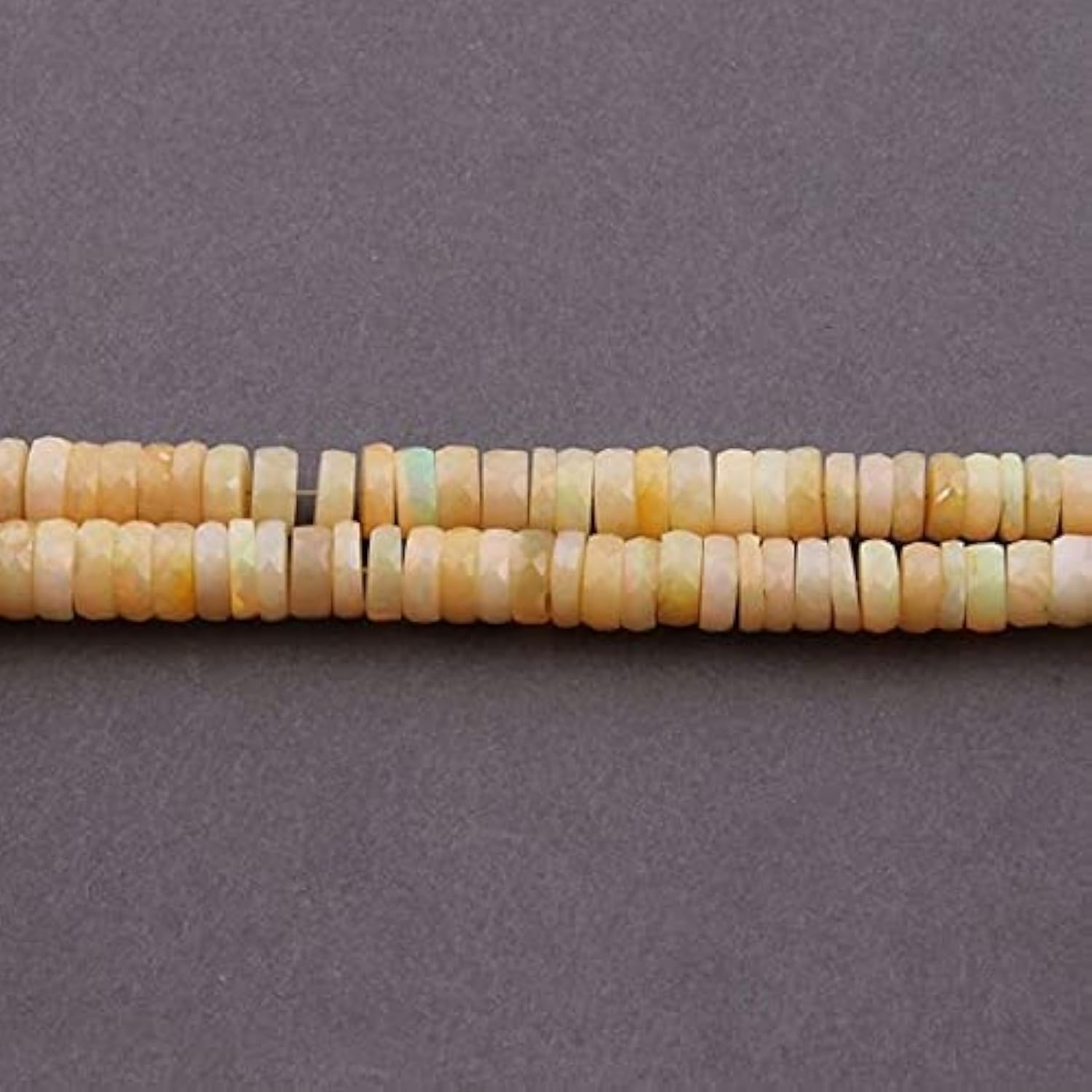 Opale Éthiopienne perles heishi de 7mm à 10mm pour création de collier minéraux