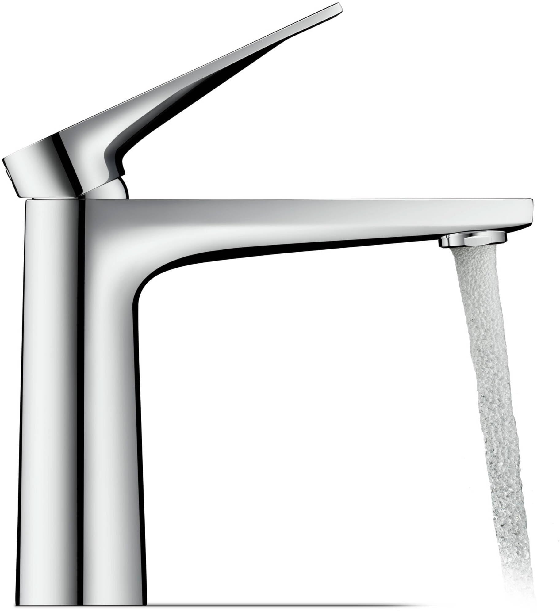 Duravit Tulum mezclador de lavabo M, sin desagüe automático, 135mm de proyección, TU1020002010, Color: cromo