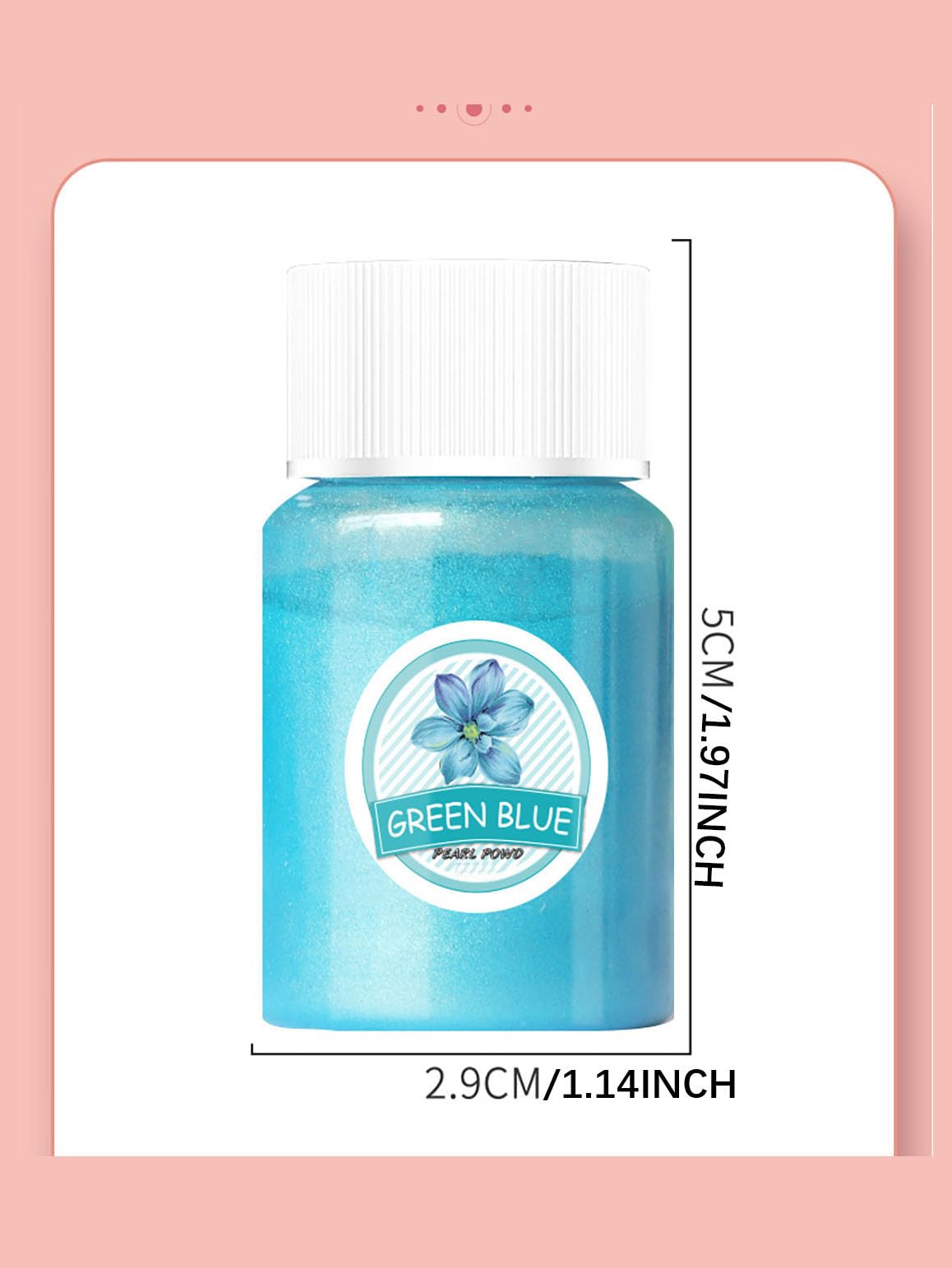24 sztuk Glow Pigment Powder Mica Pearlescent Color Flake Żywica epoksydowa Jasny proszek Skin Safe Nail Long Lasting Self Glowing Dye dla DIY Nail Art Rocks i Theme Party Oryginalny zestaw