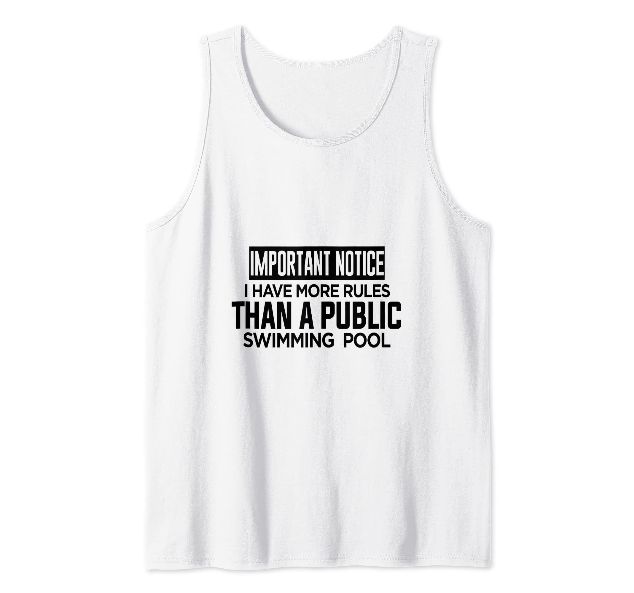 I have rules Tank Top