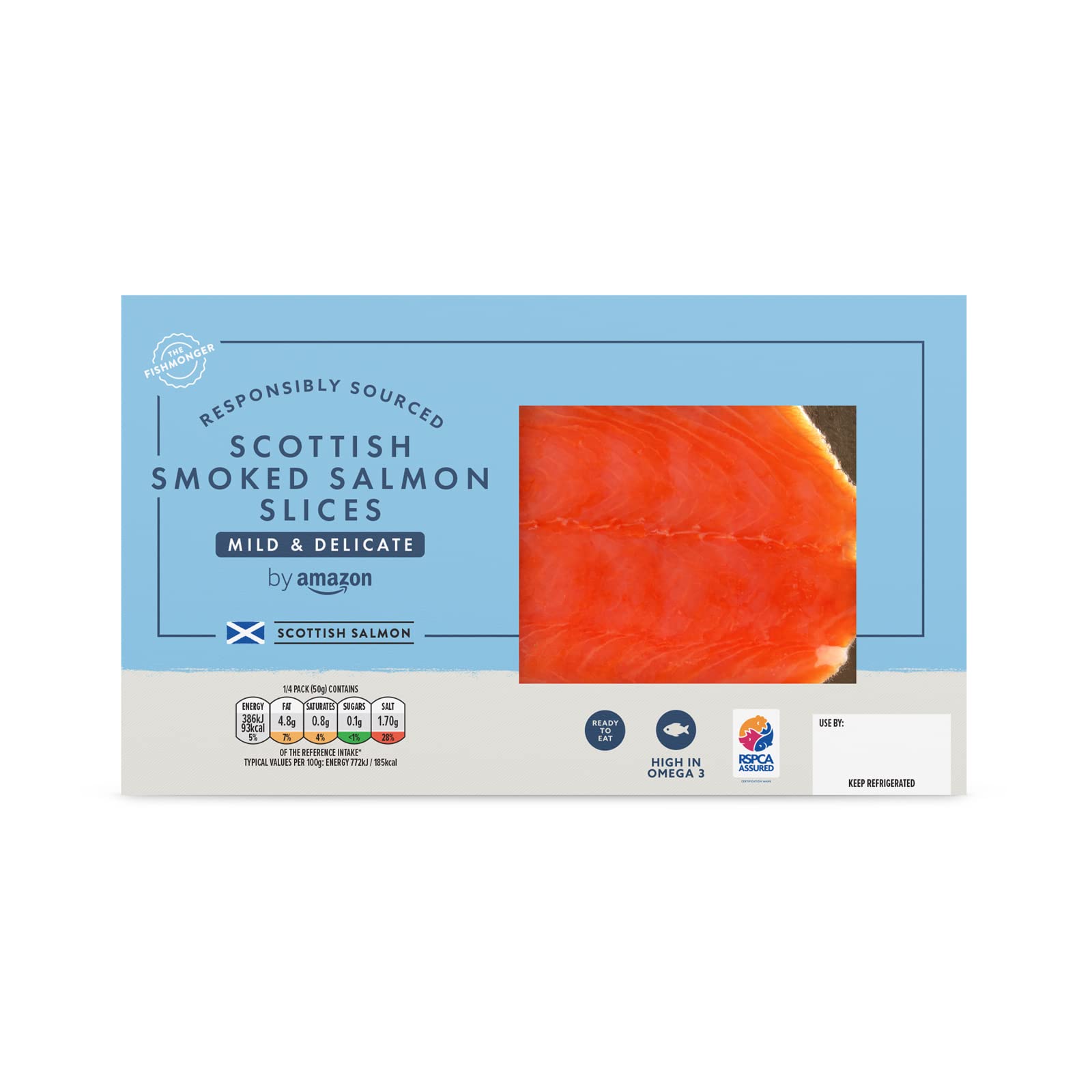 by Amazon Scottish Smoked Salmon Slices, 200g