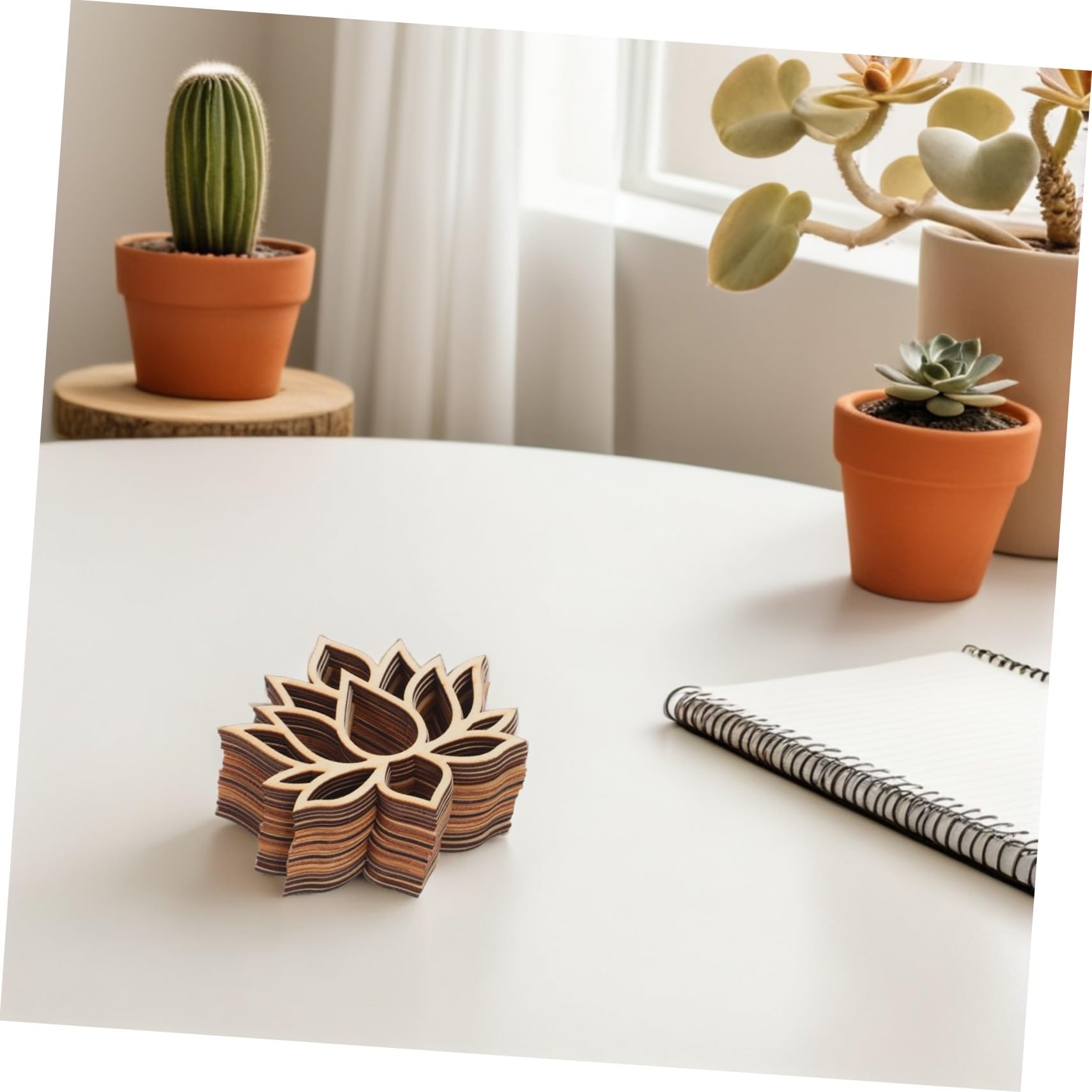 SHINEOFI 90 Piezas Aros de Madera para Atrapasueños DIY Marcos de Madera Lisos para Manualidades Decoración de Pared Creativa para Arte Mural Hogar