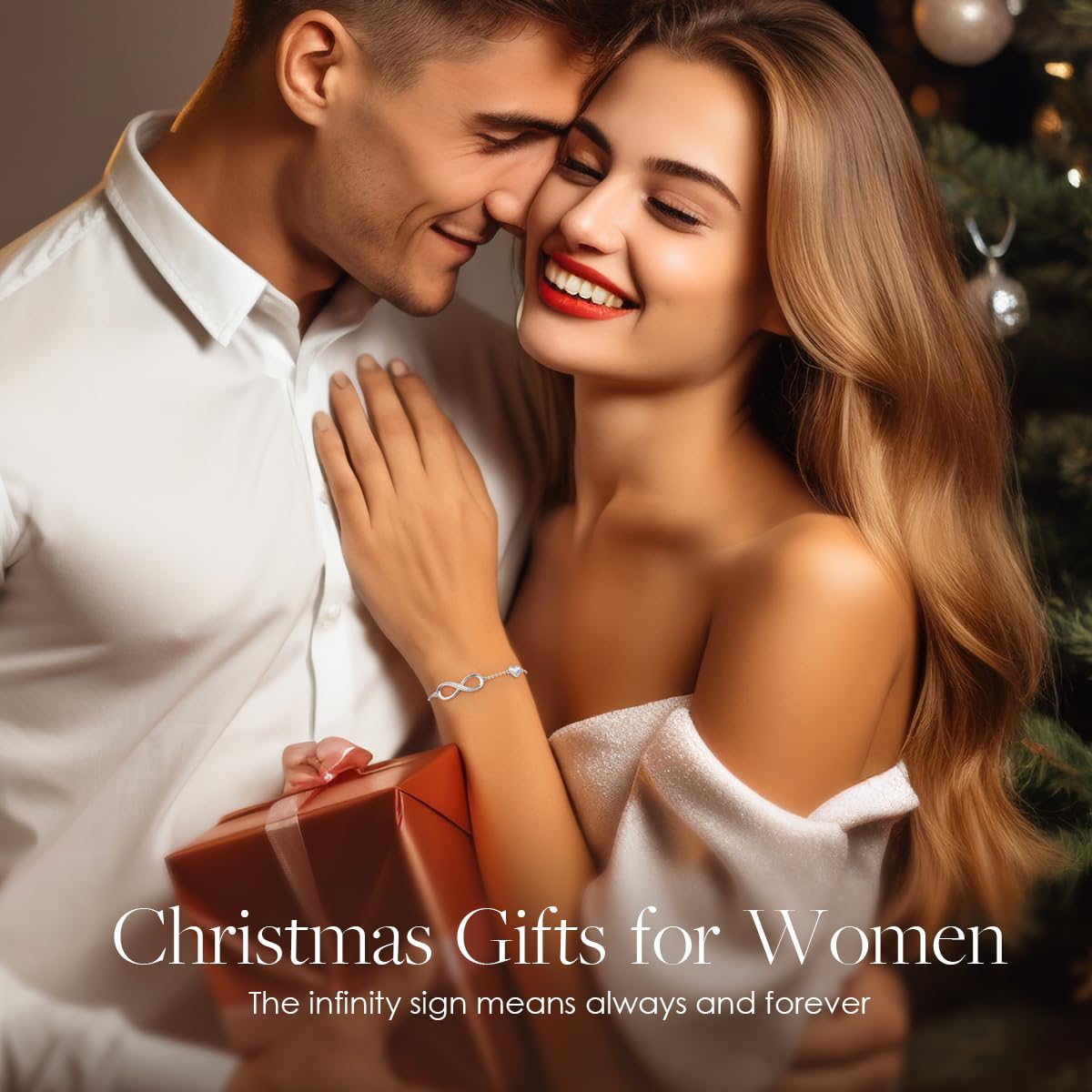 LOUISA SECRET Bracciale Donna Argento 925 Braccialetto Infinito Bracciali Cuore Gioielli Regalo Natale Compleanno Festa Della Mamma per Moglie Amiche Amica