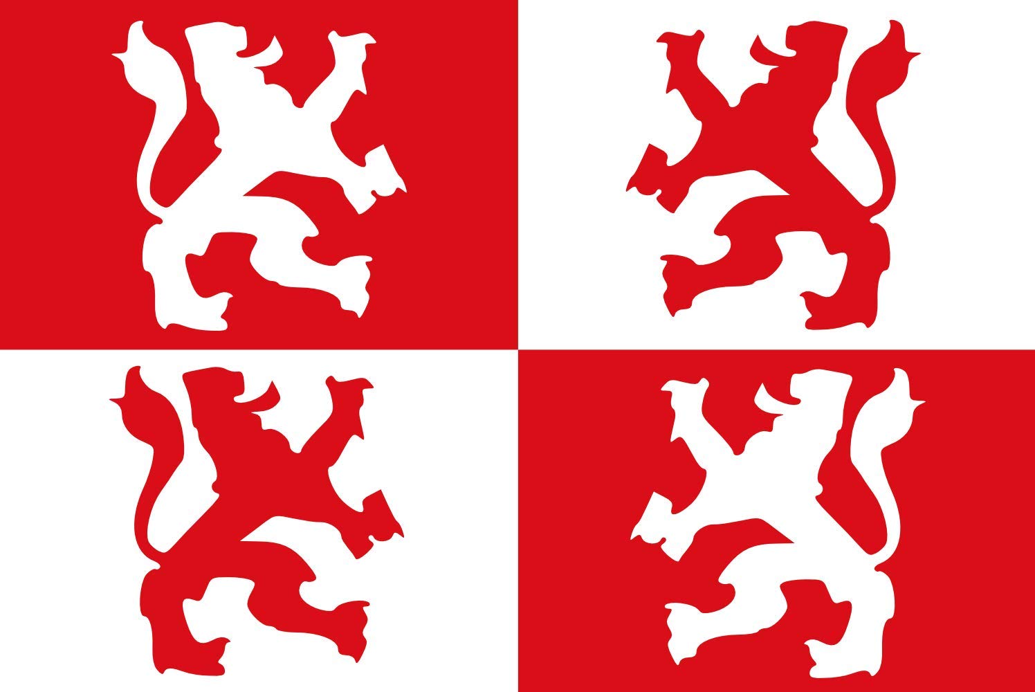 Drapeau Westzaan vlag grand format ancienne municipalité
