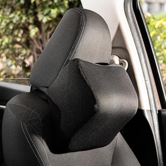 CloudBliss Orthopedic Backrest Full Lumbar Support Cushion with Headrest Cushion Car Neck Rest Pillow