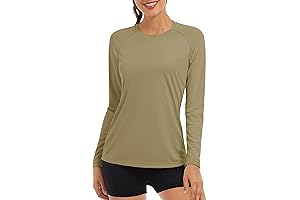 TACVASEN Women's Rash Guard Swim Shirt for the Ultimate African Safari Experience