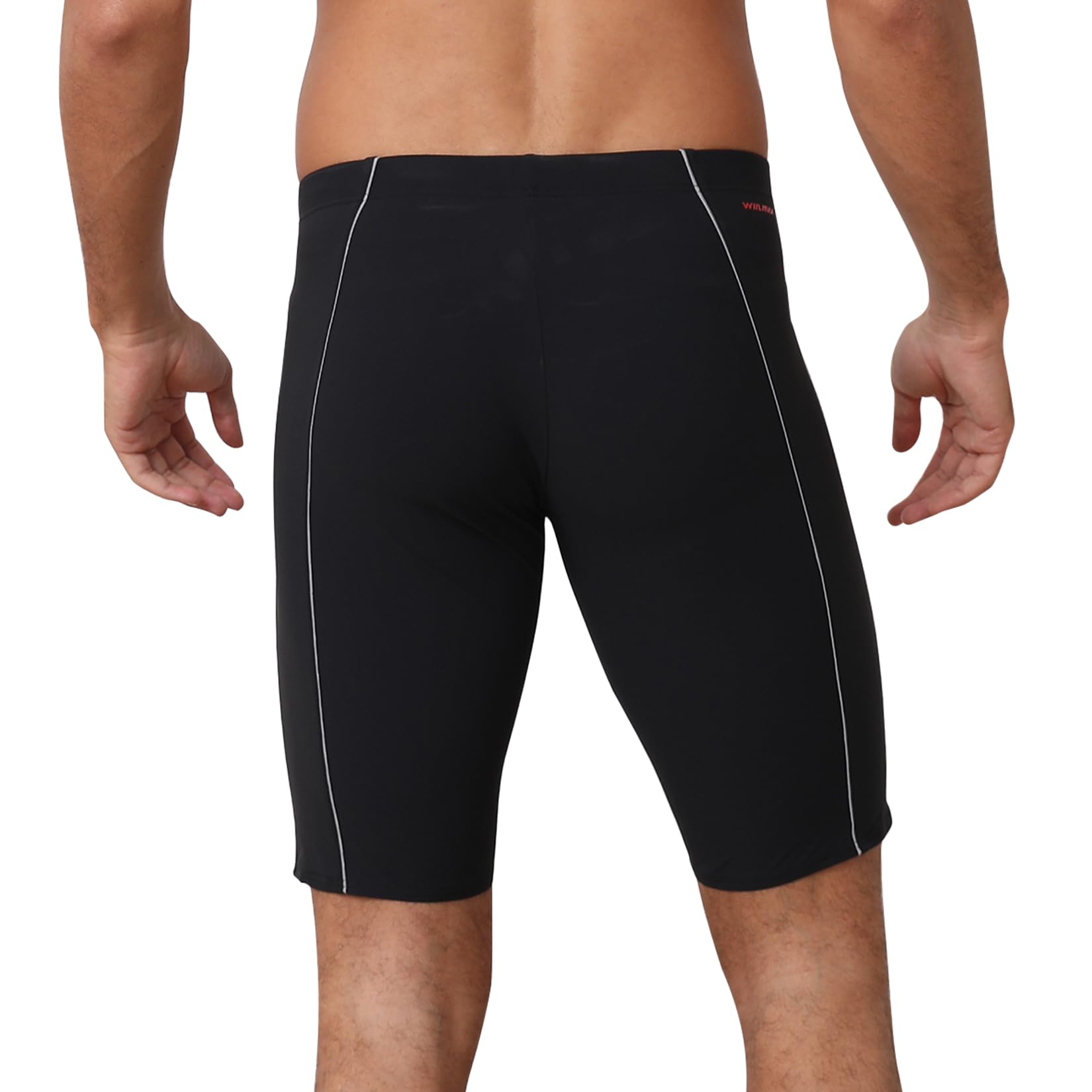 Bañador Hombre Natación Jammers Competición Largo, Secado Rápido, Resistente al Cloro, con Forro, Ajuste con Cordón, Piscina y Playa