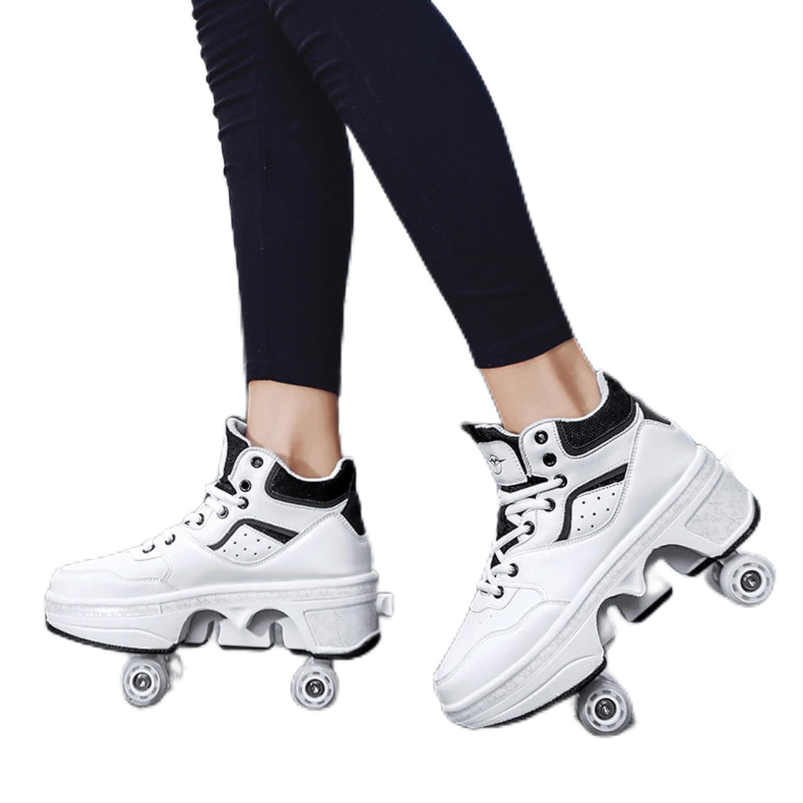 Zapatillas Con Ruedas Para Niños - Patines Ocultos, Talla EU35, Ideales Para Skate Y Juego