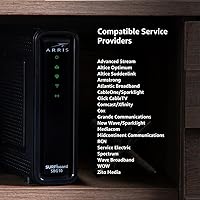 Vista 6 de Arris (SBG10) - Combo de módem y enrutador por cable - DOCSIS 3.0 16 x 4 Gigabit y WiFi AC1600