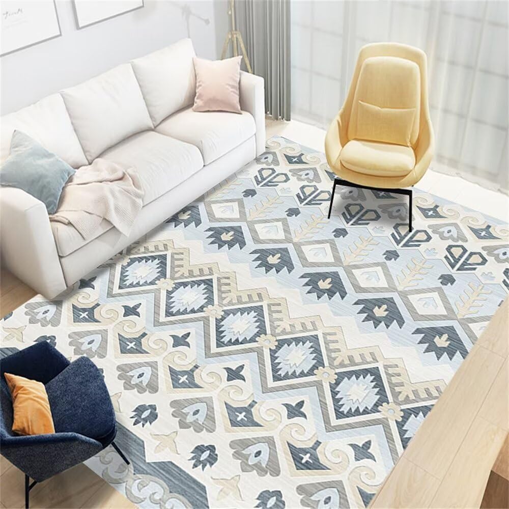 Tapis moderne 200X260CM lavable pour éliminer les taches de salon