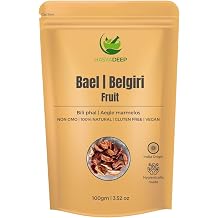 Hasyadeep Bael Dried Fruit | Aegle marmelos | Traditional Ayurvedic Herb 500gm 50gm/1.76oz