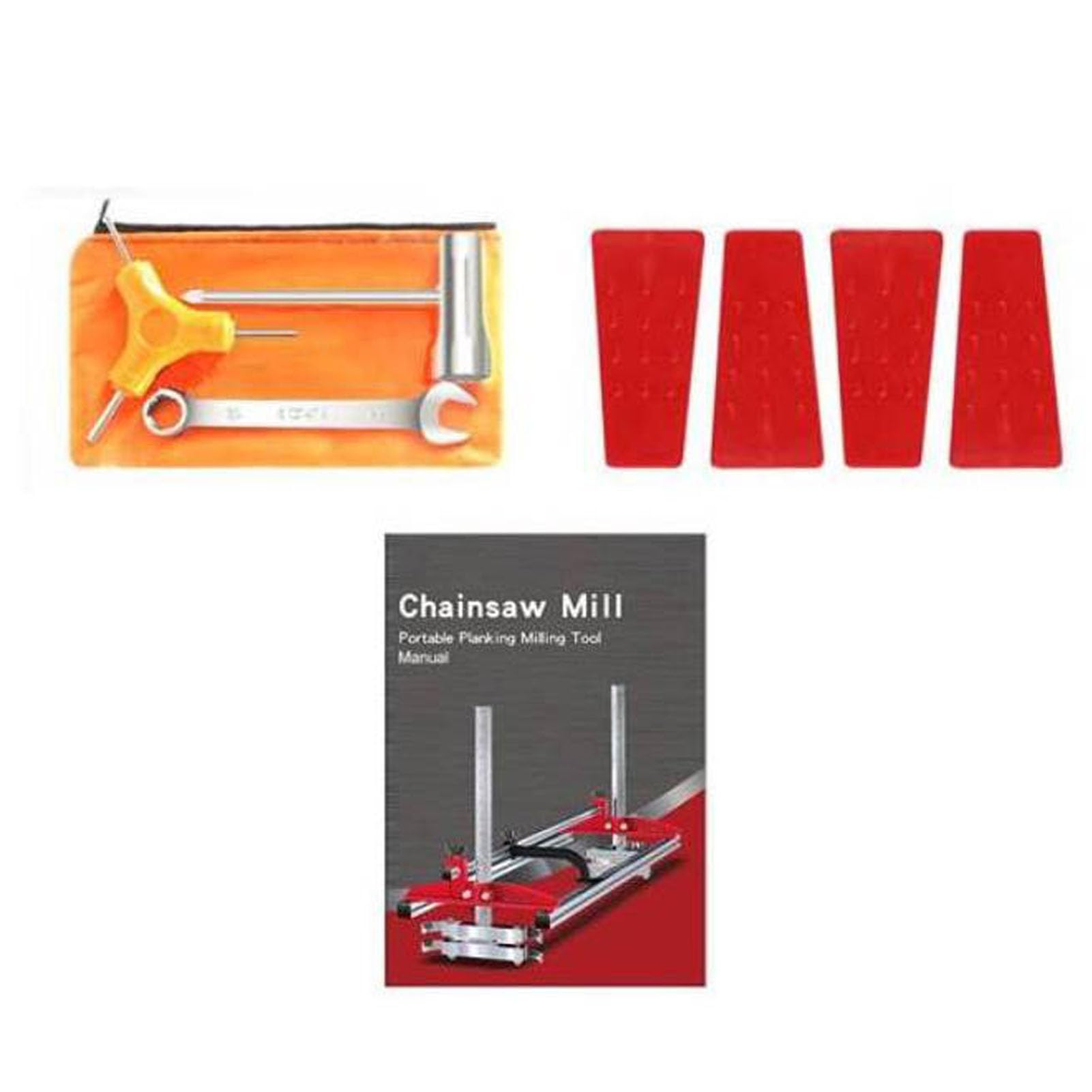 FILFEEL Molino para Barras de 14 a 36 Pulgadas – de Corte de Madera para Aserradero Portátil con Control de Espesor de /2 a 12 Pulgadas – Kit de Fresado de Madera de Aleación de Aluminio