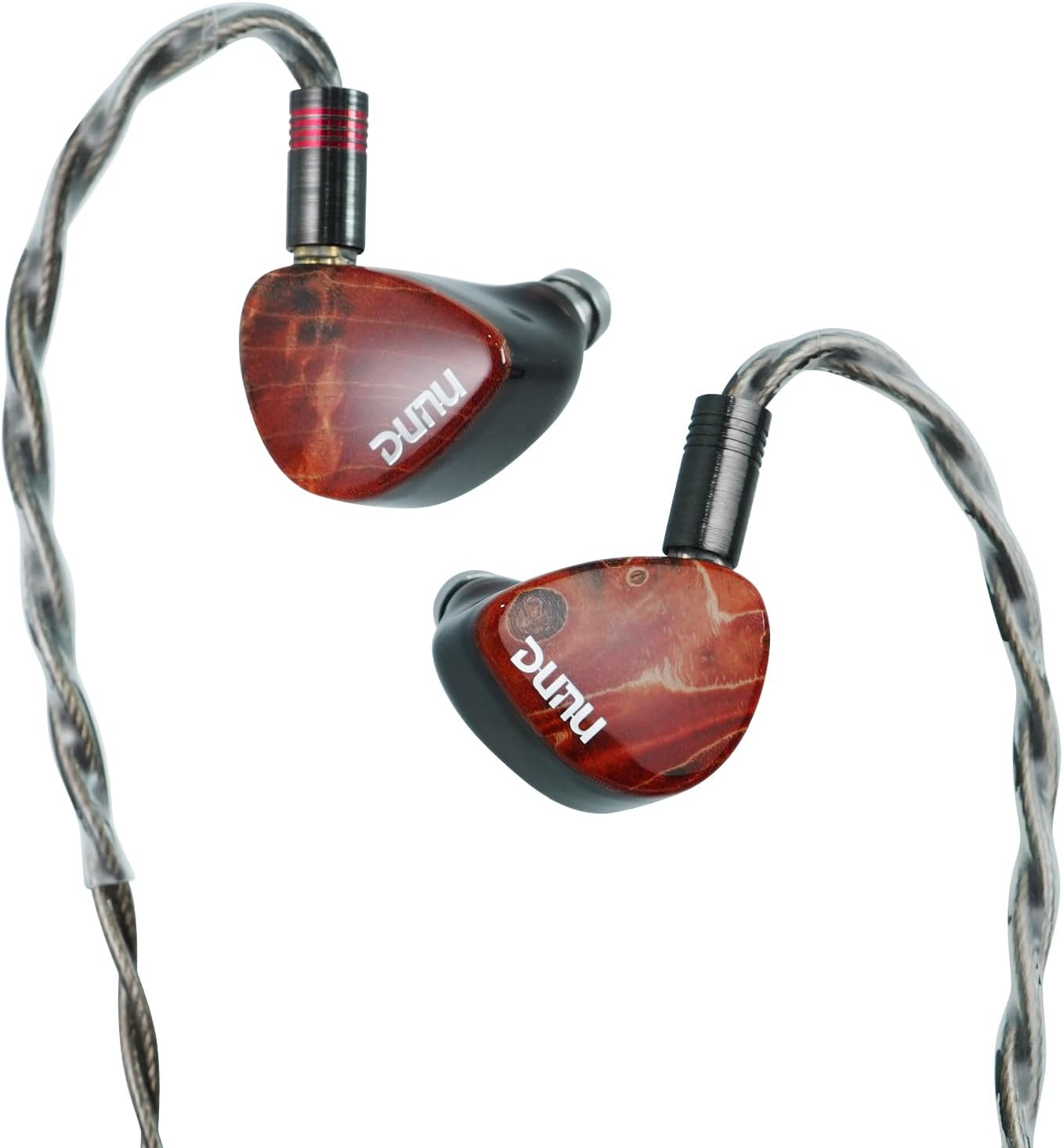 HiFiGo DUNU x Gizaudio Da Vinci IEMs 2DD+4BA Hybrid Drivers in Ear Monitor, 5-Way Frequency Crossover HiFi Wired Earbuds with 3.5/4.4mm Detachable Cable for Musician Audiophile (Da Vinci)