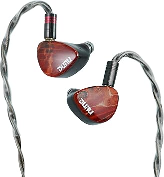 HiFiGo DUNU x Gizaudio Da Vinci IEMs 2DD+4BA Hybrid Drivers in Ear Monitor, 5-Way Frequency Crossover HiFi Wired Earbuds with 3.5/4.4mm Detachable Cable for Musician Audiophile Da Vinci