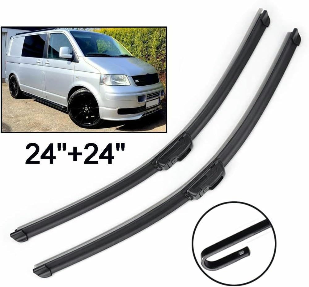Escobillas limpiaparabrisas Delanteras JUWENFF, para VW Multi&Van T5 / Caravelle T5 2006-2013, escobillas limpiaparabrisas para Coche, limpiaparabrisas, Ventana de Coche