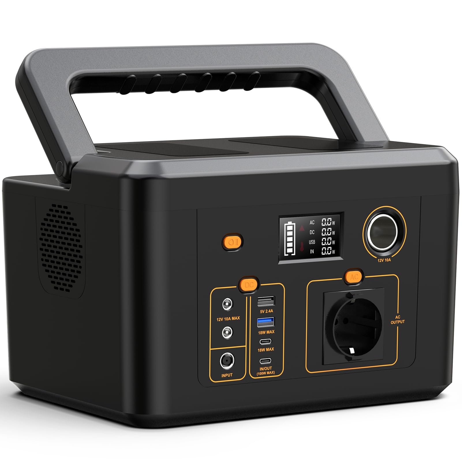 SinKeu Tragbare Powerstation 600W,448Wh LiFePO4 Solargenerator