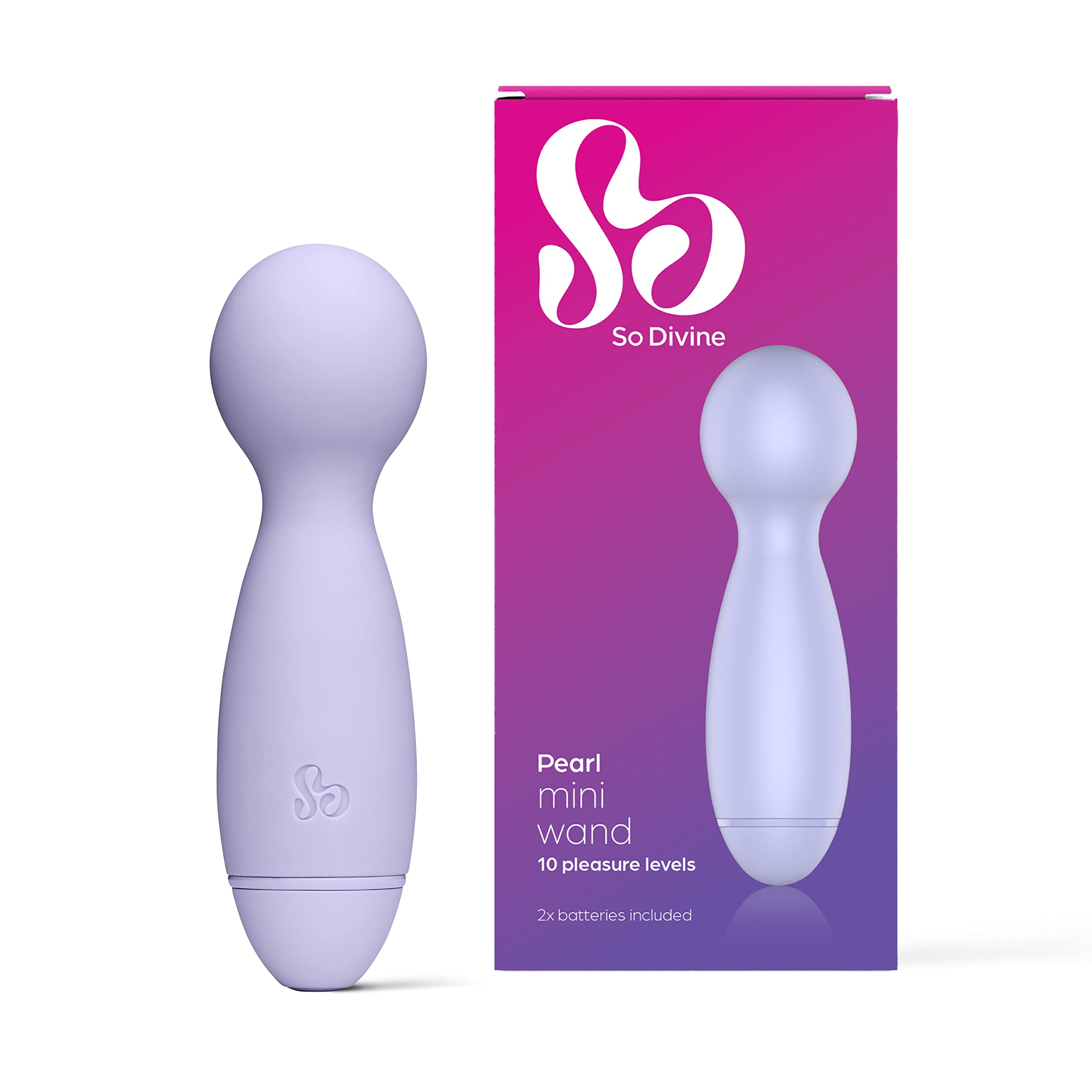 So Divine Pearl Mini Massage Wand Purple