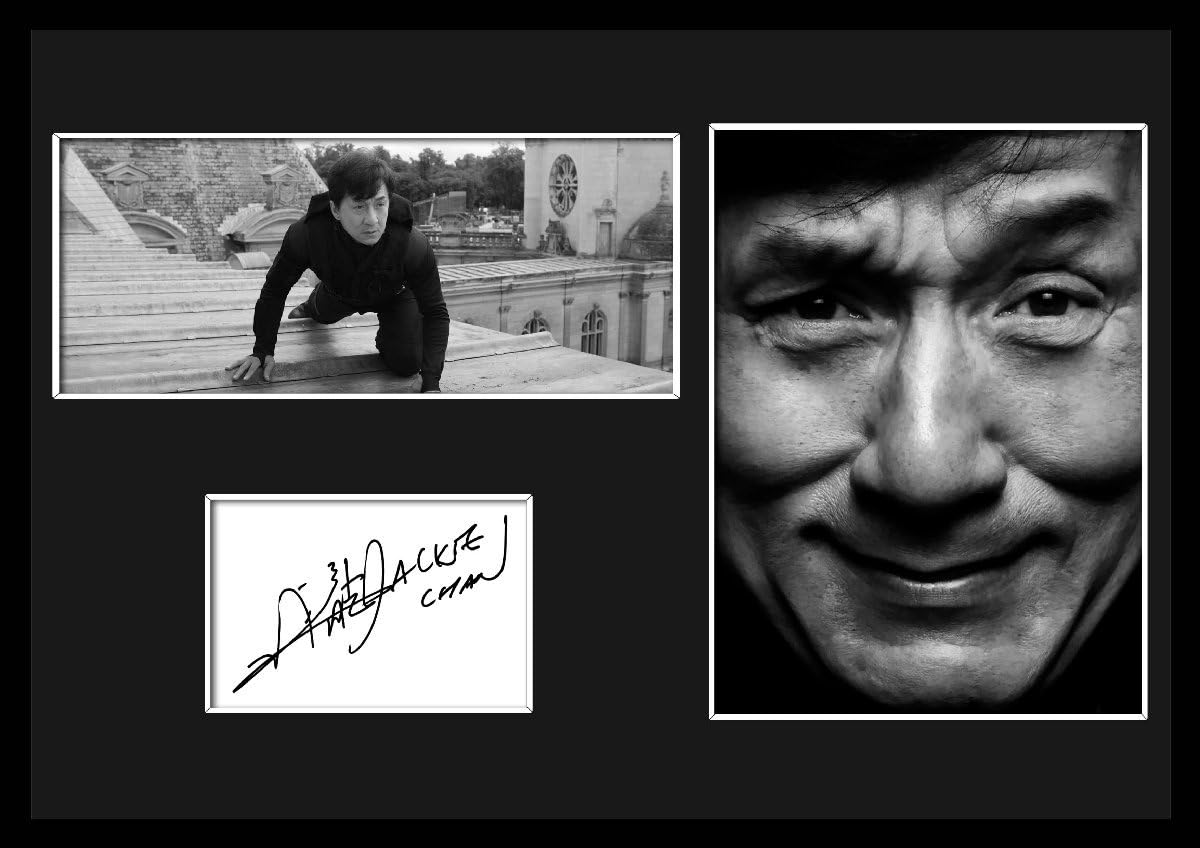 ジャッキーチェン　サイン　額縁付 ジャッキーチェン サイン 額縁付 Amazon.co.jp: HWC Trading フレーム