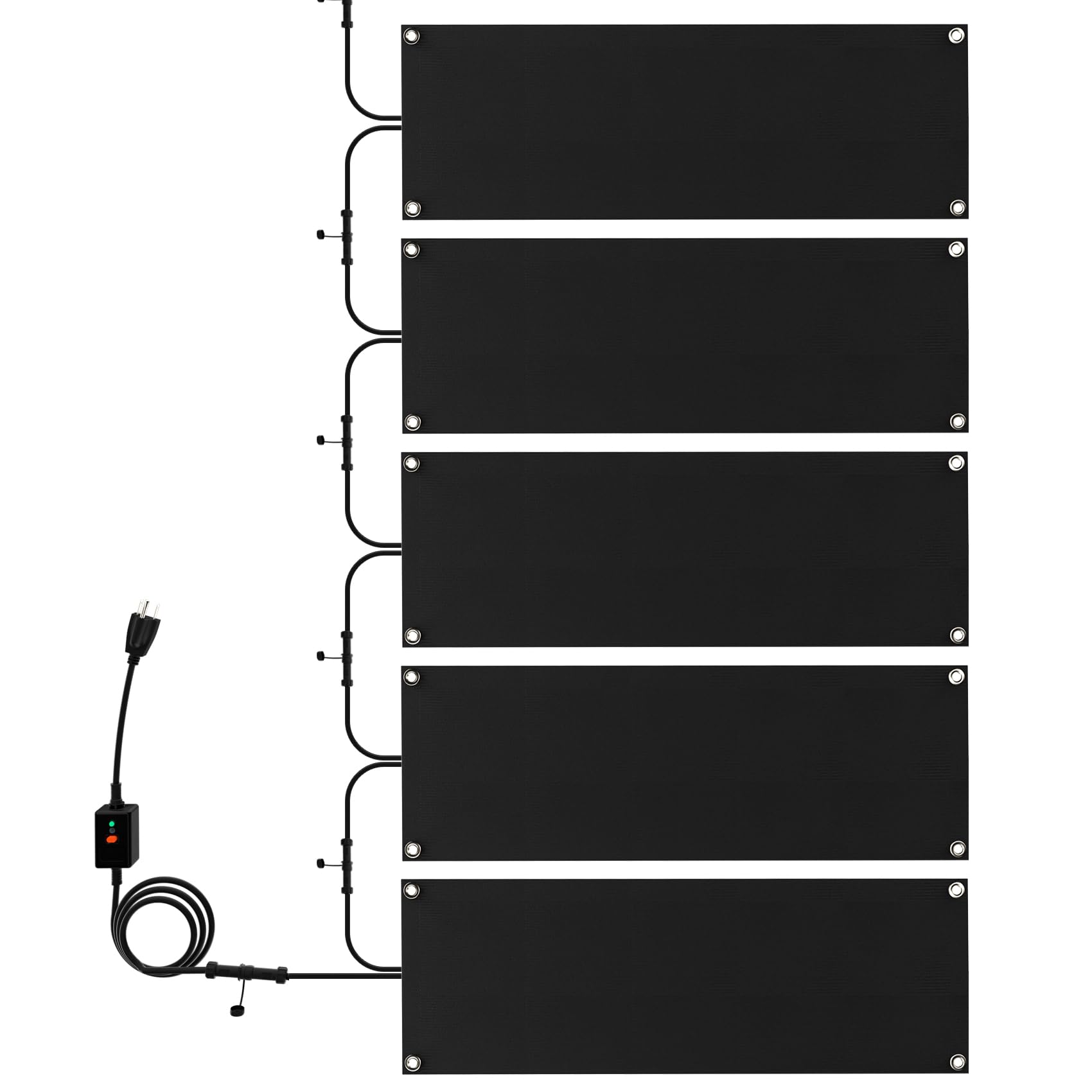 NexiPro 5 Pcs Heated Snow Melting Mats