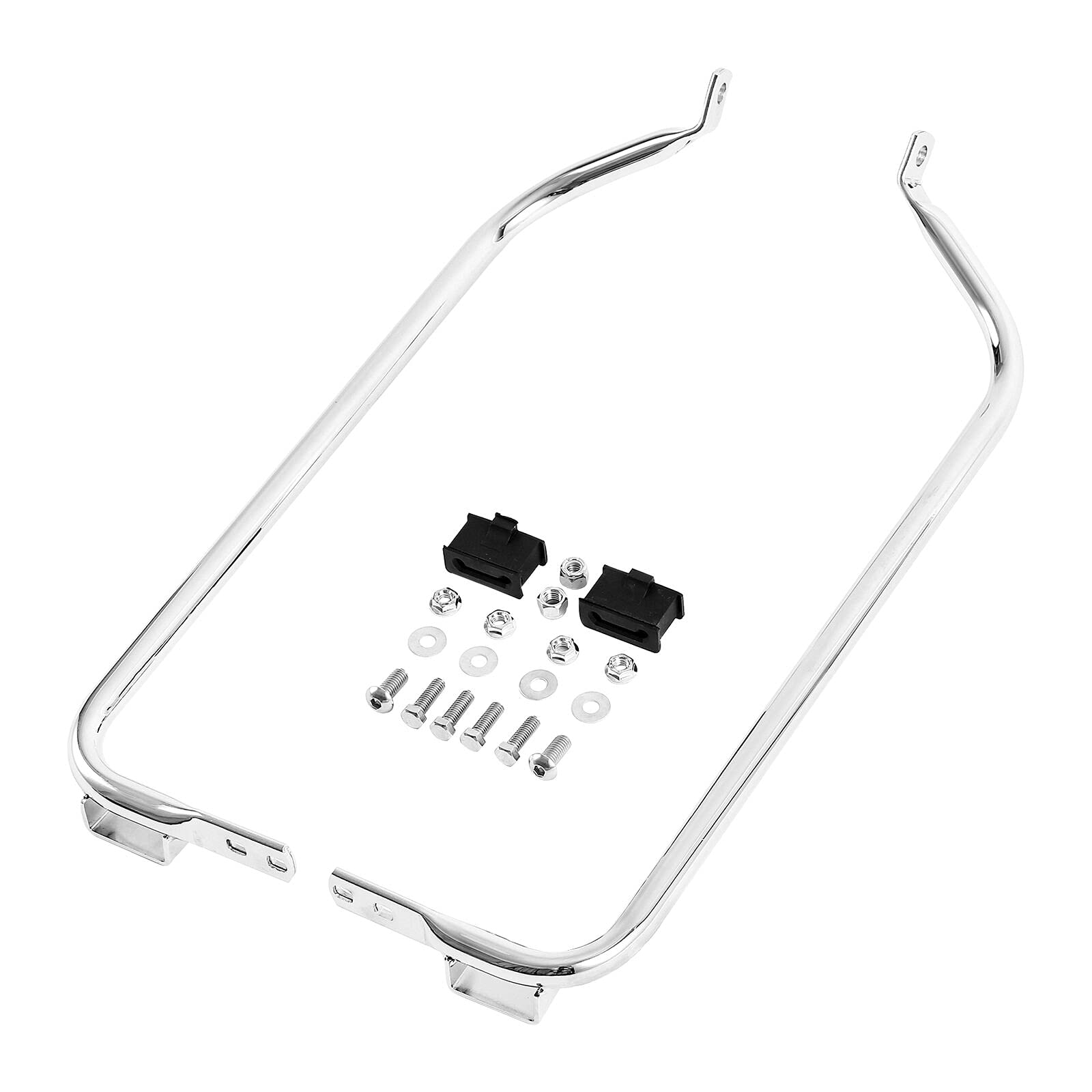 Saddle Bags Guards, SLMOTO Saddlebag Support Brackets Kits Fit For Harley Touring Road King Electra Glide Ultra Classic 1997-2008 Road Glide 1998-2008 Street Glide FLHX 2006-2008