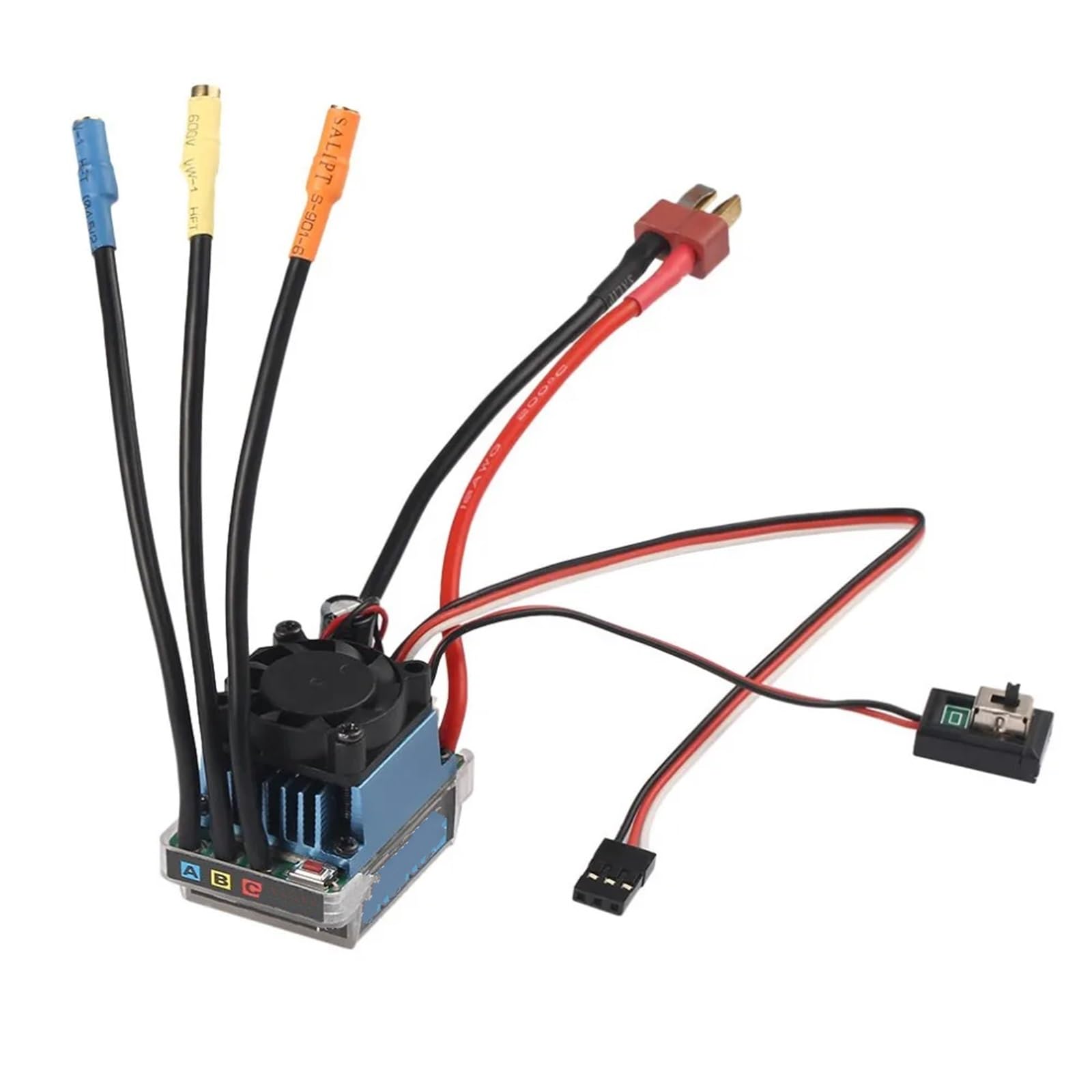 Per Racing SL 1:10 1:12 120A 25A 35A 60A Regolatore Velocità Senza Spazzole ESC RC Modello Camion Per Auto Accessorio Modificato Ricambio Ricambi RC