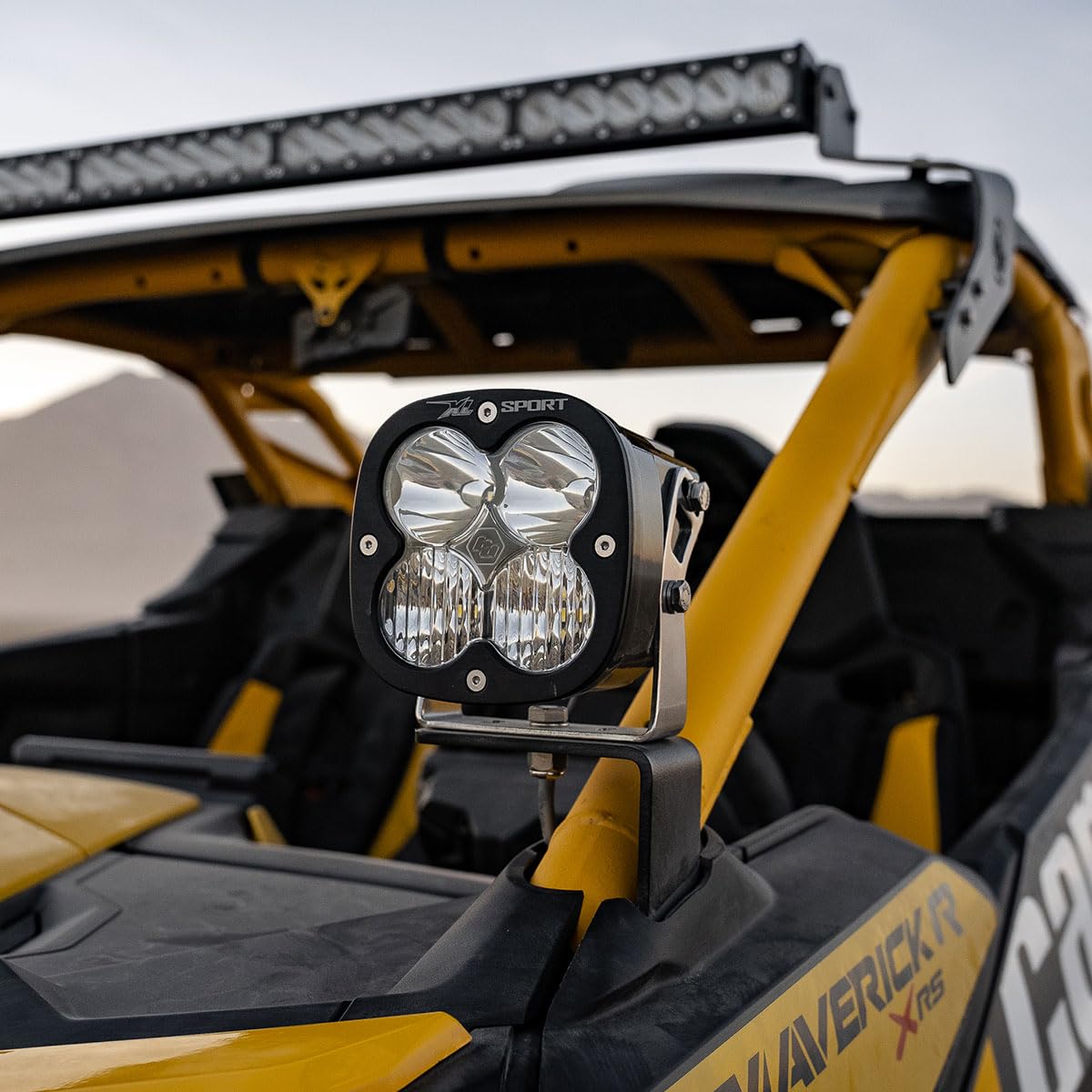 Baja Designs XL Sport LED A-Pillar Light Kit for Can-Am Maverick R UTV