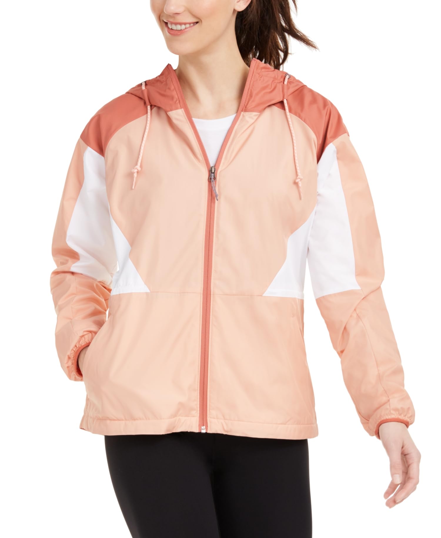 Coupe-vent à capuche Columbia Side Hill veste de mi-saison Peach Cloud XL - 2