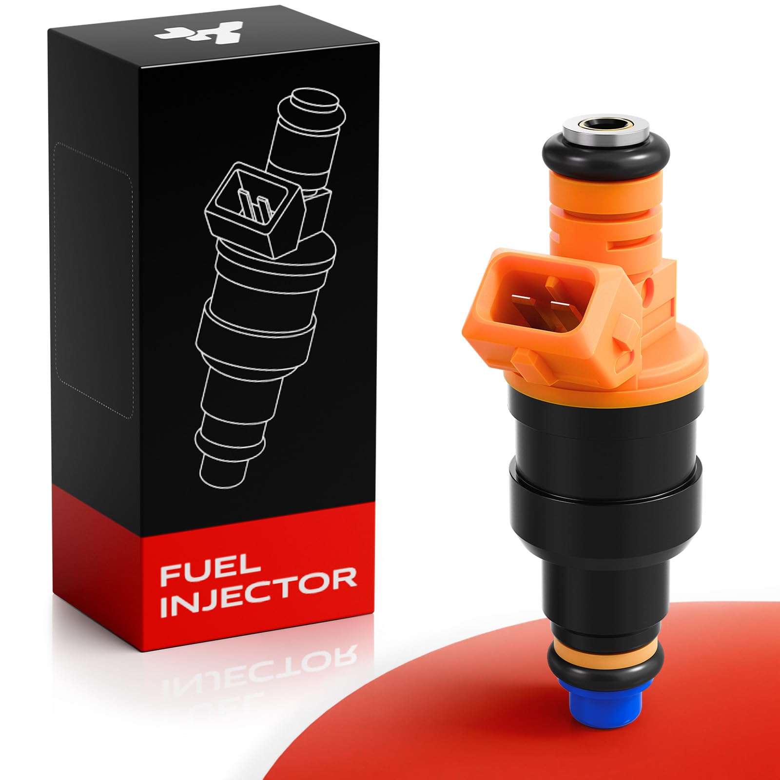 1PCS Fuel Injectors, Compatible with Ford Lincoln Mercury 4.6L 5.0L 5.4L 5.8L V8 - F150 F250 F350 E150 E250 E350 Expedition Bronco Mustang Thunderbird Navigator-Replace Part 0280150943