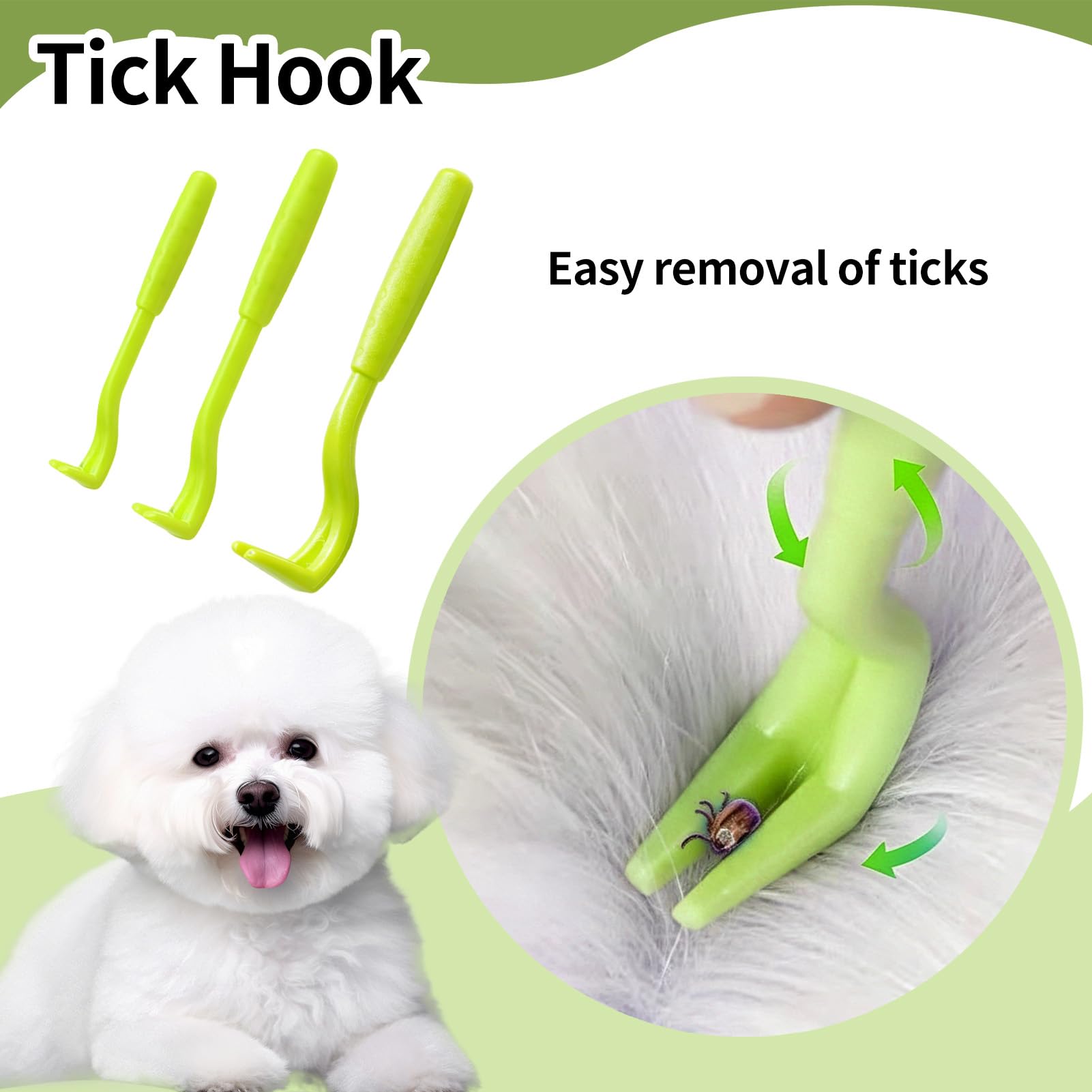 Zeckenzange 9 In 1 Set Mit Etui, Zeckenhaken und Zeckenkarte Komplettset für Hunde Katze Mensch, Zeckenpinzette und Zeckenschlinge zur Sicheren Zeckenentfernung
