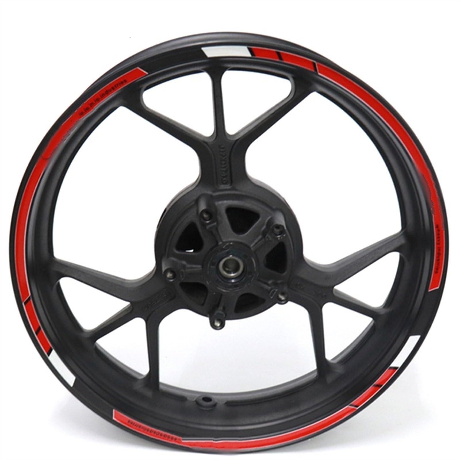 Motorcycle for Kawasaki for Z1000SX Reflective Wheel Rim Stripe Decal Sticker Front Rear Full Set(Color14)