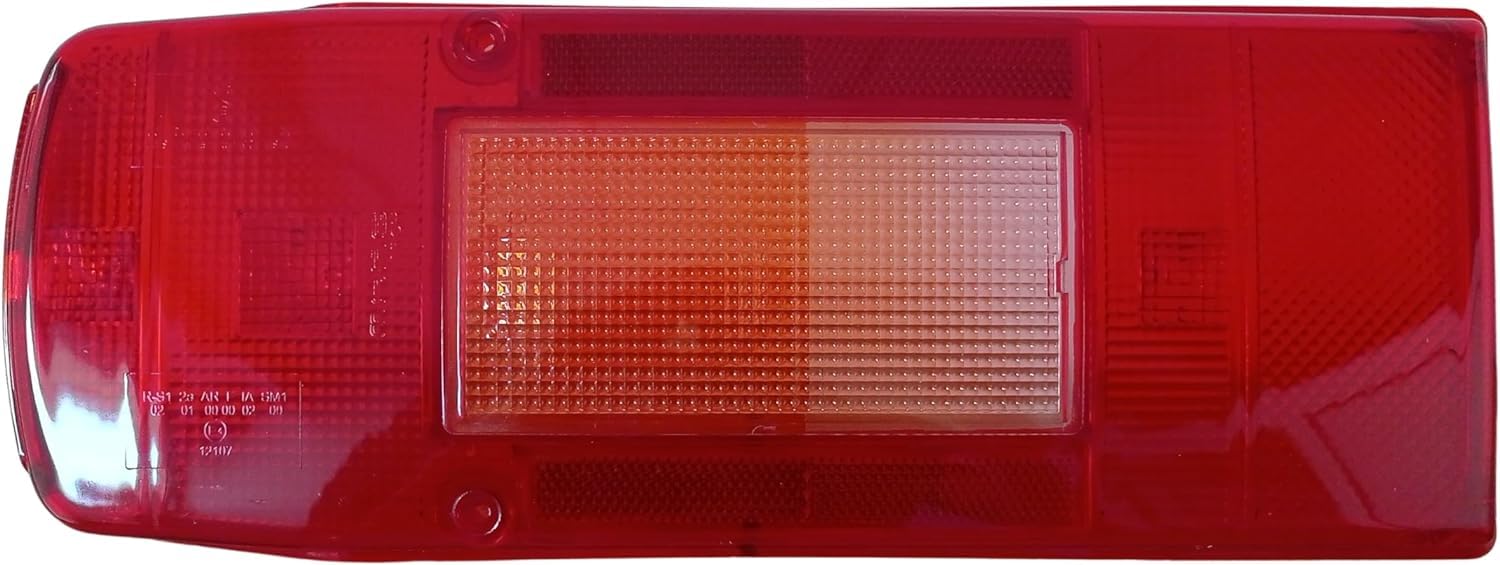 2 Lente di ricambio Luci Finale Posteriore per Rimorchio per camion Volvo FH16, FH12, FM9 E-MARK Rosso Giallo Bianco