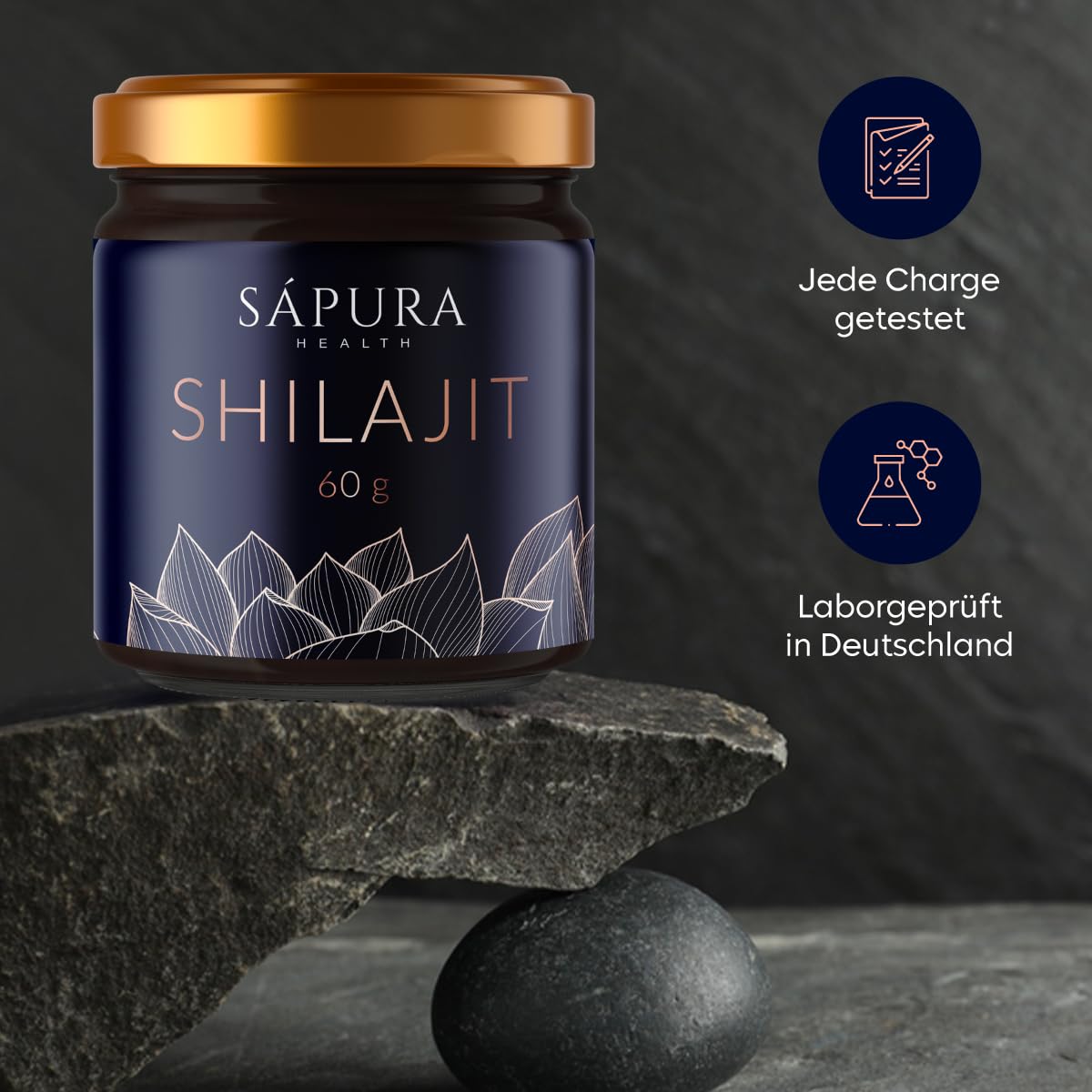 Shilajit Harz * Fulvin & Huminsäure * Laborbericht & Zertifikat Harz