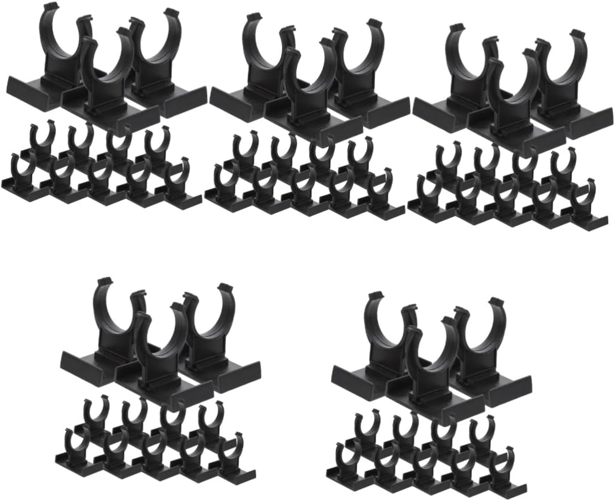 jojofuny 100pcs Cabinet Leg Clips Durable Toe Kick Clips for Cabinets Plinth for Home and Kitchen Furniture Leveling Support