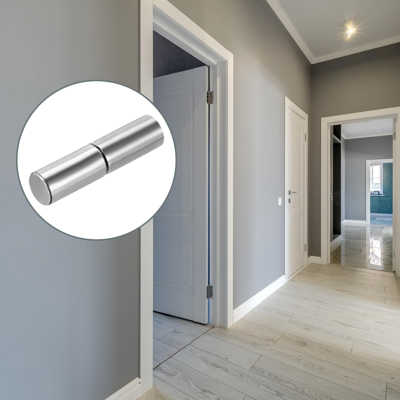 METALLIXITY Weld on Barrel Hinges (32mmx8mm) 4Pcs, Stainless Steel Hinge Pin - for Home Door Gate, Window - Image 3