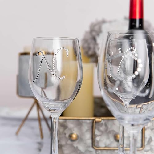 Miniatura 8 de Efavormart - Paquete de 12 calcomanías autoadhesivas de diamantes de imitación transparentes de 1.5 pulgadas, decoración de diamantes de imitación