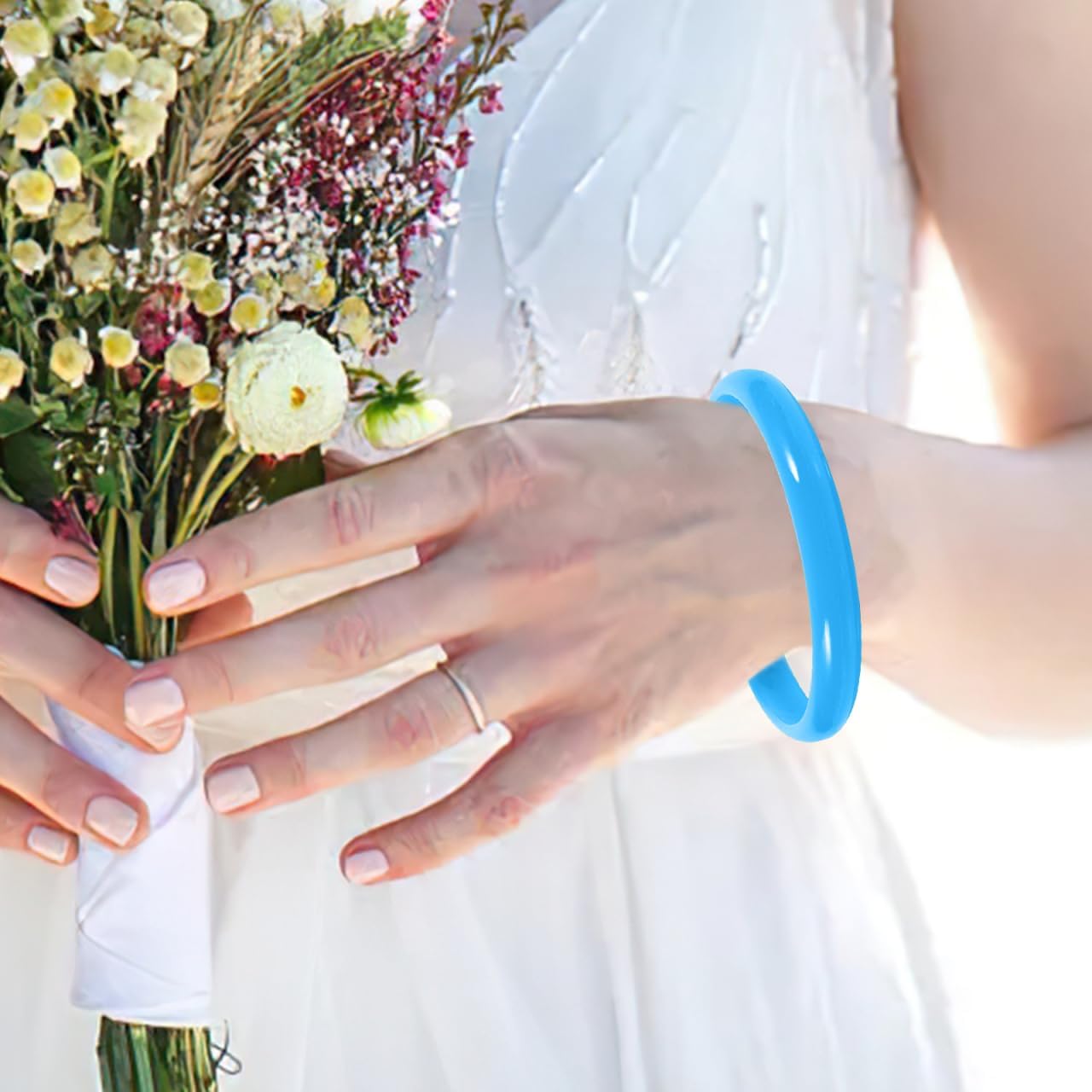 NUOBESTY 12pcs Plastic Bangle Bracelets Candy Color Bracelet Dress up Supplies Plastic Jewelry for Child, Women, Girl for Christmas, Party Favors (Mixed Color) - Image 3