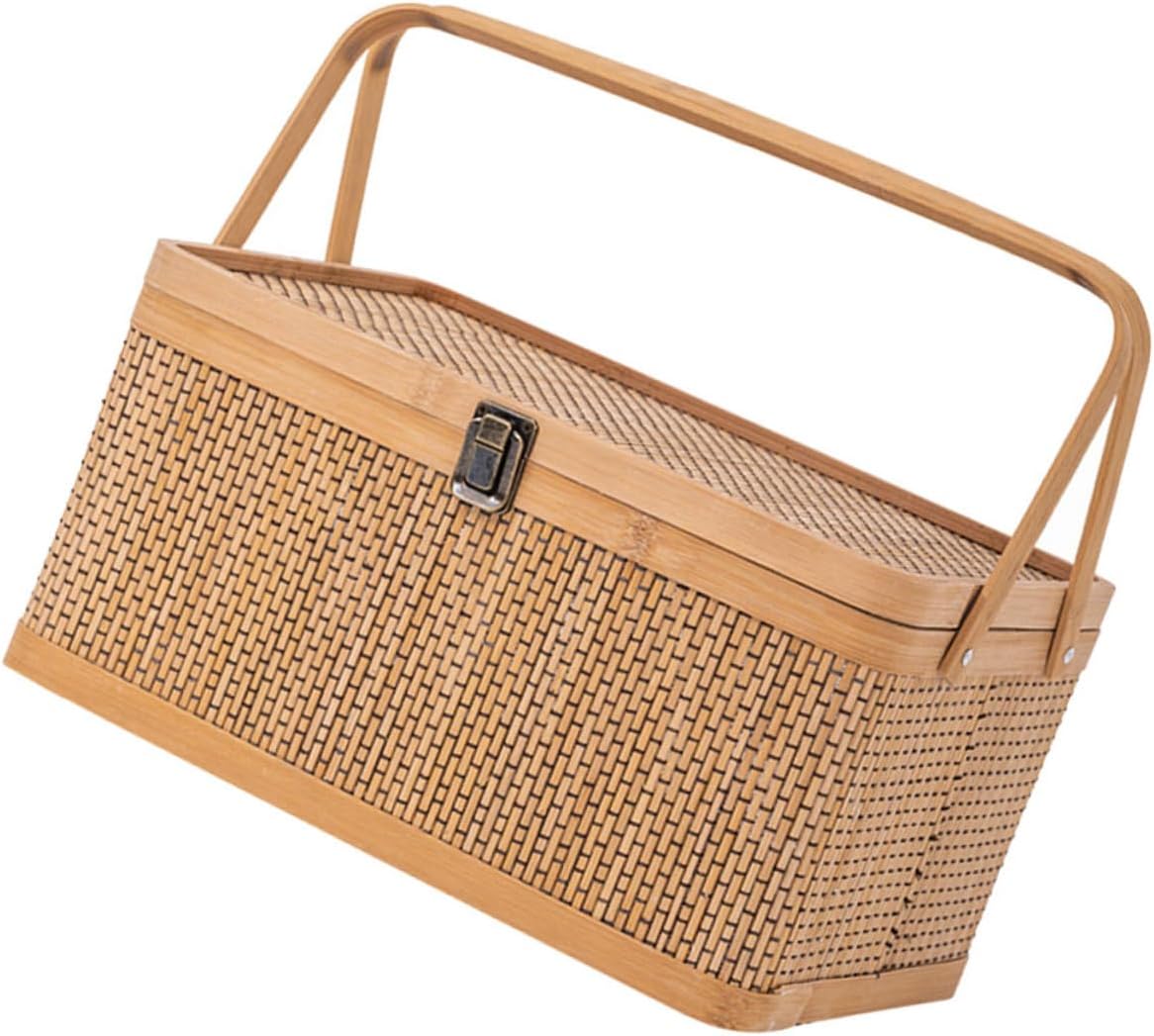 Generic Egg Storage Basket Portable Egg Basket Food Storage Basket Gift Packing Basket Egg Container Bamboo Basket Vegetable Basket Gift Wrapping Basket Knitting Basket Shopping Basket