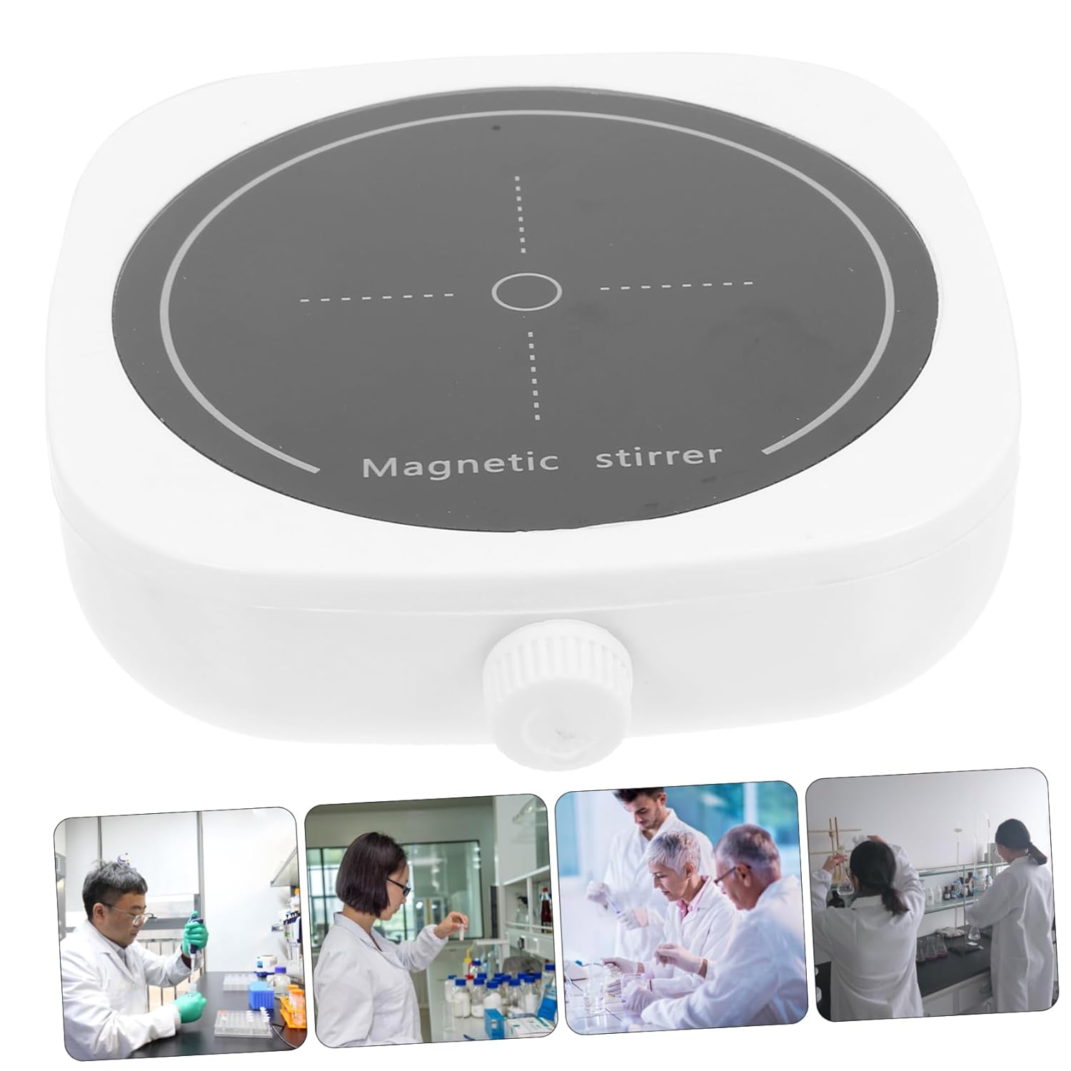SOLUSTRE Portable Stirrer Laboratory Stirring Apparatus Motor Us Lightweight Design Capacity for Efficient Liquid Mixing