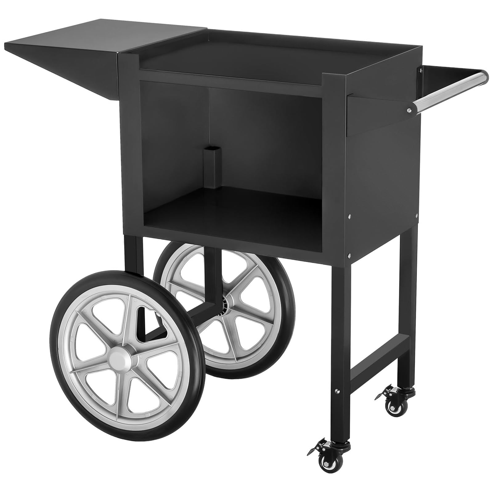 Royal Catering - Macchina per popcorn con carretto - nero - 1500 W