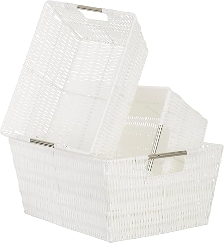 Whitmor Rattique - Cestas de almacenamiento (3 unidades)
