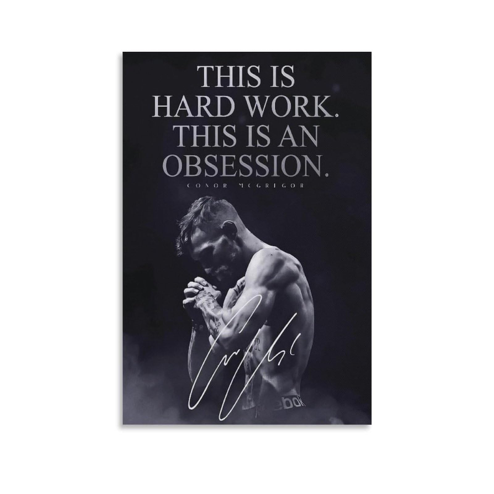 ASUIU Conor McGregor Canvas Poster Poster Painting Canvas Wall Art Living Room Posters Painting 20x30inch(50x75cm)