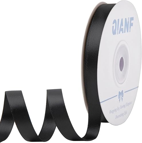 Miniatura 31 de Cinta de satén de doble cara de 3/8 pulgadas rosa para envolver regalos, hacer lazos para el pelo, adorno de silla, cinta para el Día de San