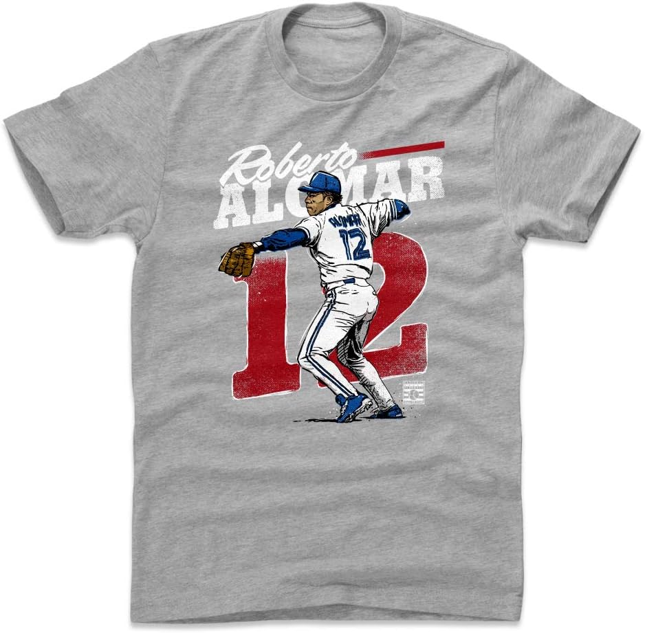 500 LEVEL Roberto Alomar Shirt - Vintage Toronto Baseball Men's Apparel - Roberto Alomar Retro
