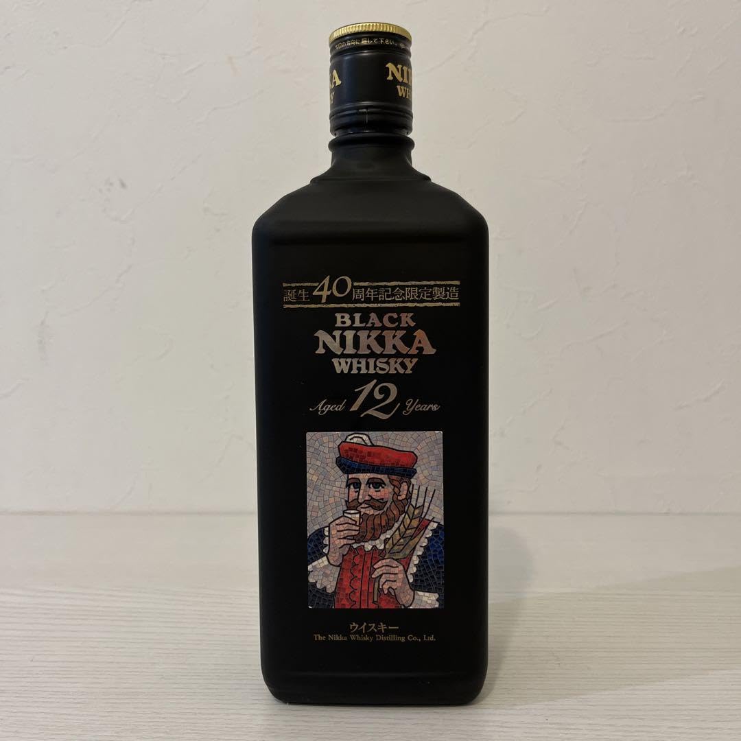 Amazon.co.jp: ブラックニッカ12年誕生40周年記念品終売品 NIKKA 
