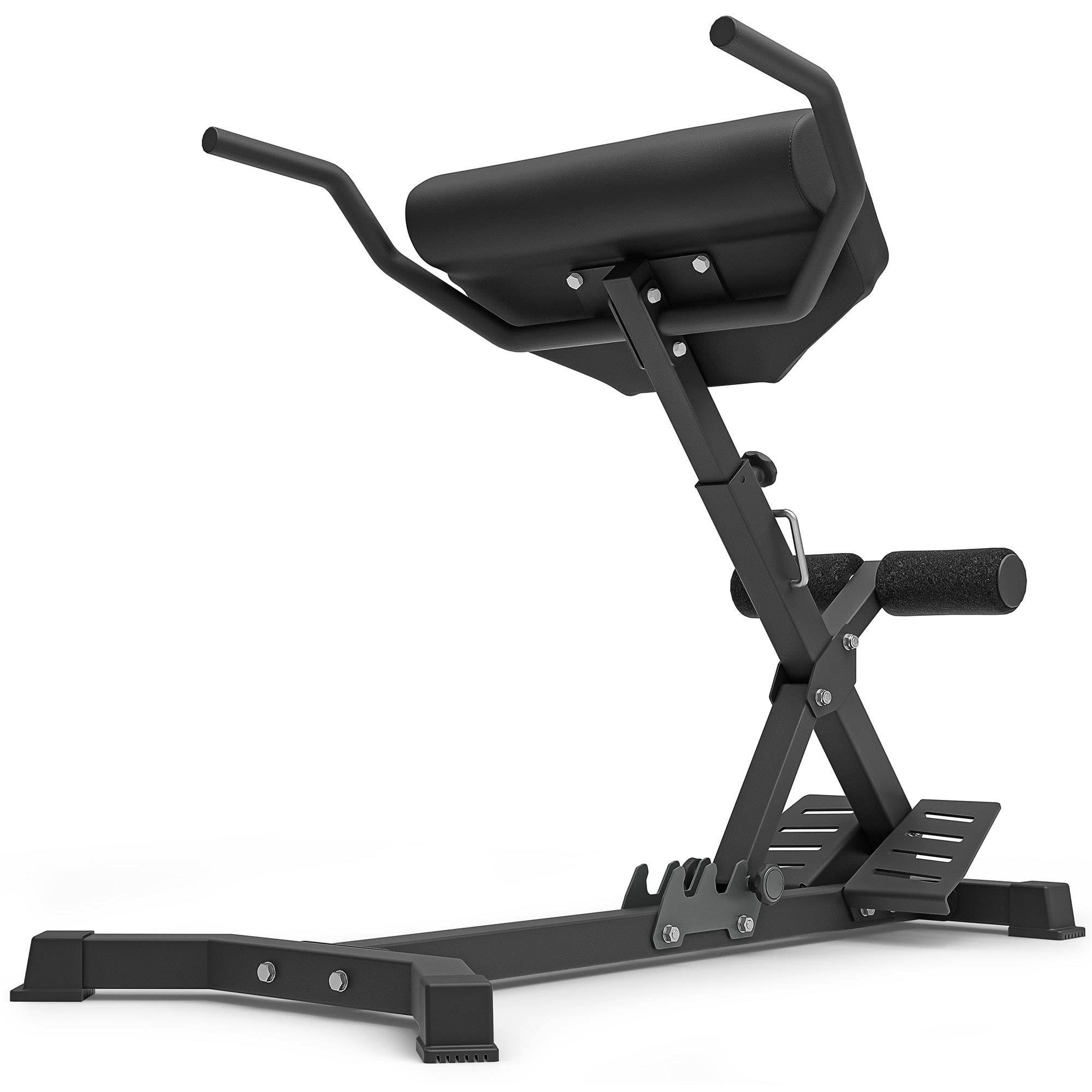 Marbo Sport - Hyperextension MS-L108 2.0 – Panca palestra regolabile per allenamento schiena – Attrezzi palestra casa multifunzione per fitness e allenamento completo nella palestra in casa