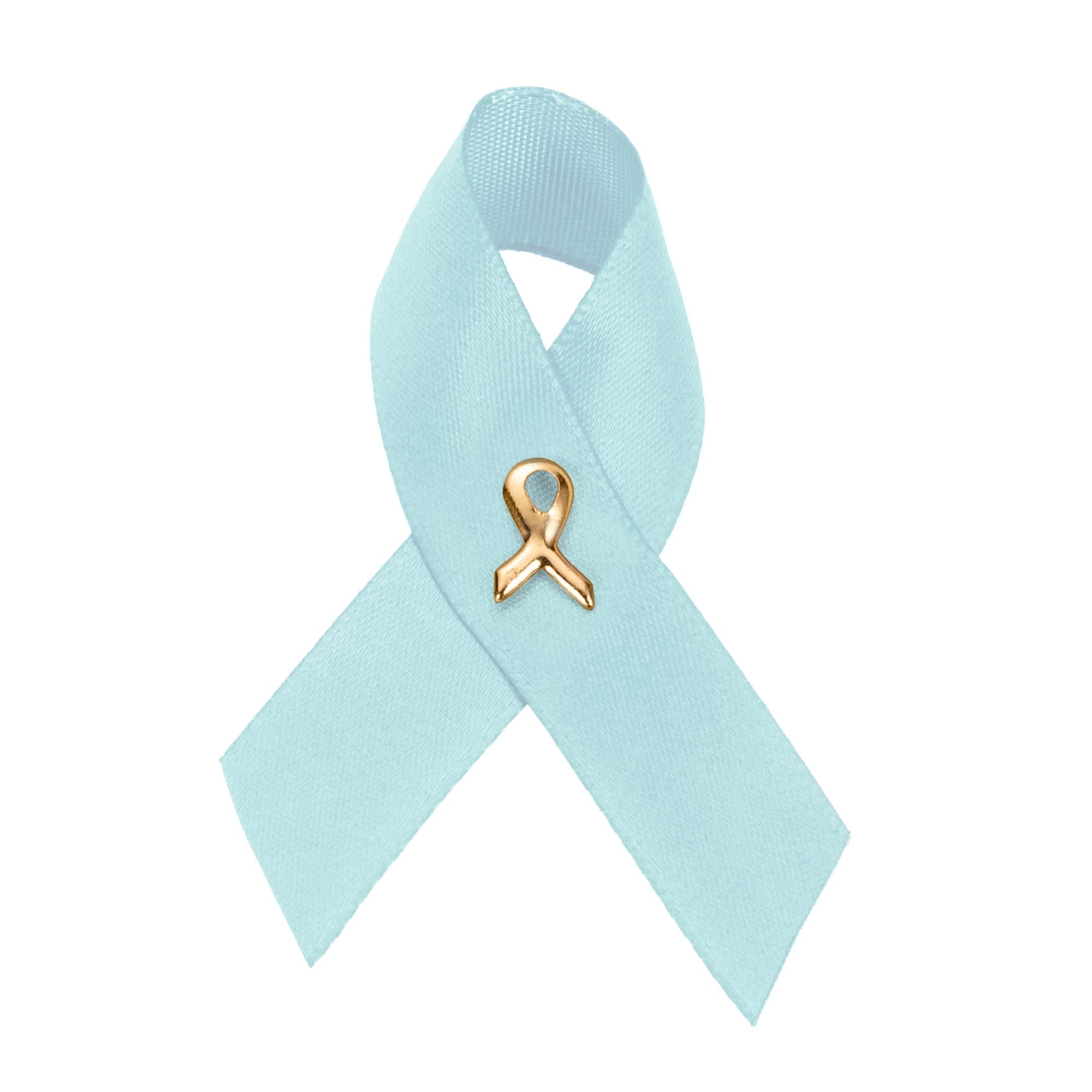 1/2/5/10/25/50/100pcs Satin Awareness Ribbon Pins (Pick your color), for Cancer &amp; Disease Awareness, Bulk Quantities for Fundraising, Events, Gift Giving