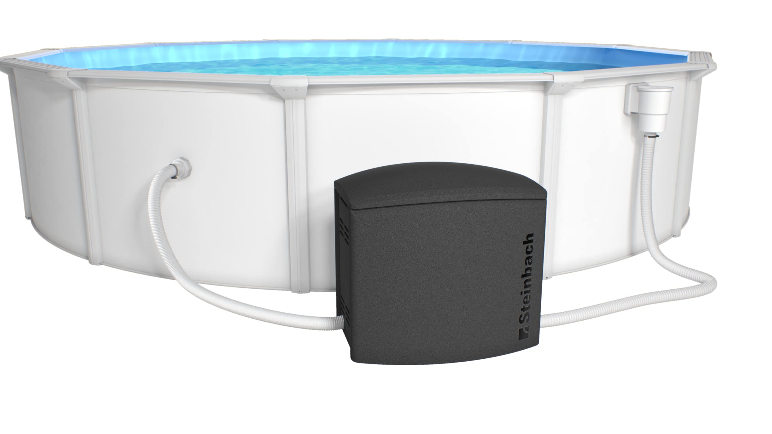STEINBACH Pool Technikbox – 036600 – Hochwertige Box zum Schutz von Pooltechnik und Pool-Equipment – Witterungs- und chemiebeständig sowie geräusch- und temperaturisolierend